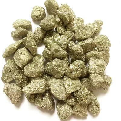 Natural Raw Iron Pyrite Rough Crystal Stone Fools Gold Mineral Specimen for Jewelry Making and Energy