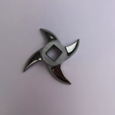 Heavy Duty Four Blades Meat Grinder Knife Cast Steel Mincer Blade Wear Part for Large Commercial Meat Grinder Minced Meat