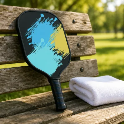 USAPA Approved Professional Custom Carbon Fiber Pickleball Paddle DKS Brand 220G Weight for Children Adults & Teenagers