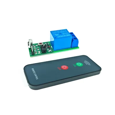 IR 1 Channel Infrared Receiver Driving Switch Relay Driver Module Board 5V + Active Remote Controller