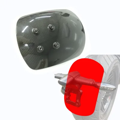 Rear Spray Guard for triumph Rocket 3 Spray Guard Fender Dry Carbon Fiber Motorcycle Accessories