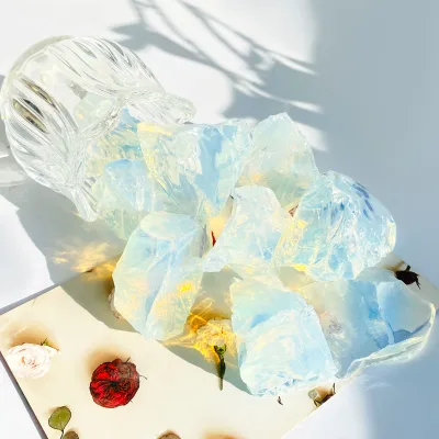 Factory High-quality Wholesale Natural Raw Stone Opalite Crystal Rough Raw Crystal Opal for Home Decoration