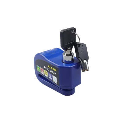 High Quality Alloy Electric Bike Anti-Theft Lock Mountain Bike Disc Brake Safety Locker with Alarm for Motorcycles