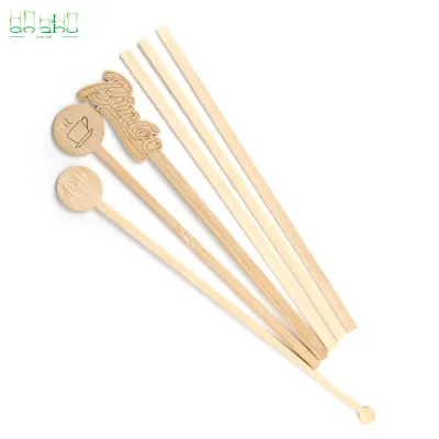 Wholesale Customized Supported Wooden Mix Coffee Stirrer Beverage Coffee Stirrers