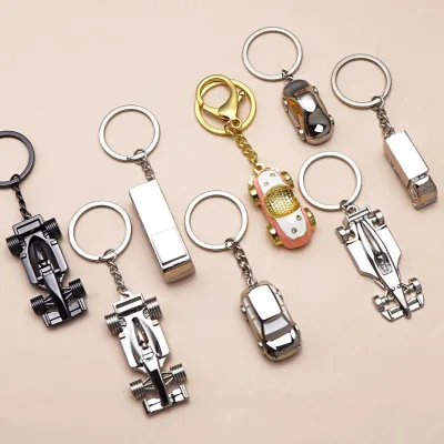 A Variety of Zinc Alloy LED Cartoon Car Keychains with Custom Logo-Fashionable and Exquisite