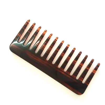 High Quality Anti Electric  Comb High-end Manual Men Beard  Flat Comb
