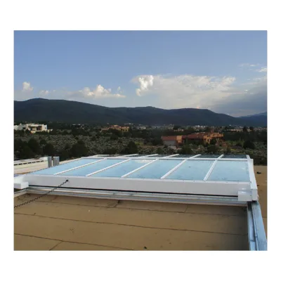 Balcony Patio Electric Sliding Opening Retractable Skylight Aluminium Automatic Sliding Roof