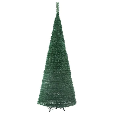 180CM Foldable Christmas Tree Christmas Decorative Tree Ornament for Hotel Home Party Decor Supplies