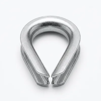 Heavy Duty Stainless Steel Carbon Steel Standard Wire Rope Thimble Customized Marine Grade Wire Rope Thimble