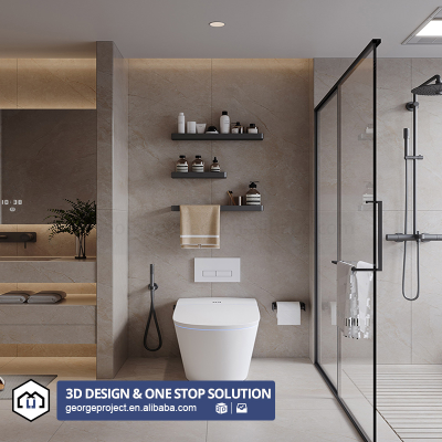 UK Project 3D Max Modeling Professional Interior 3D Design Service Estate Showroom Interior Design Architectural Rendering