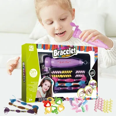 JH Kids Dress up Beauty Set 27pcs Beads for Jewelry Making Toy Girls Princess DIY Toy