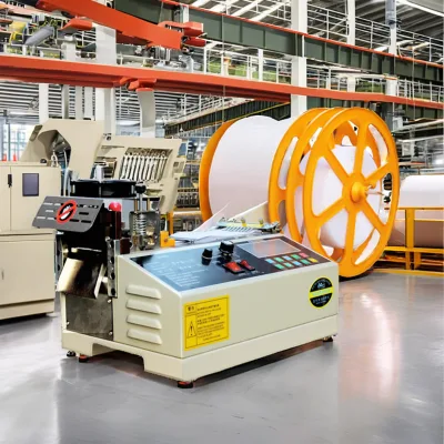 Automatic Hot Cut Satin Ribbon Cutting Machine Thick Webbing Hot Cutter Belt Hot Cutting Machine