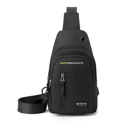 Factory Wholesale Nylon Shoulder Bag Anti-Theft and Waterproof Fashion Sports Chest Bag for Outdoor Travel