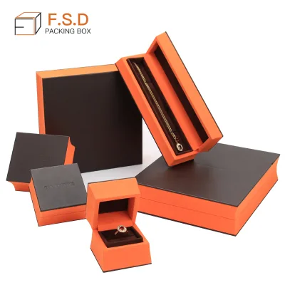 New Style Friendly Velvet Texture FSD BRAND FMH092 Handmade Guangdong Jewelry Wood Box