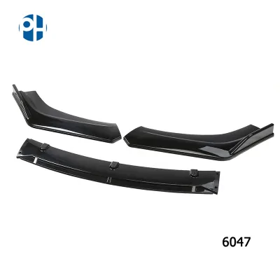 PH ABS Car Front Bumper Lip Rubber Universal Bumper Protector Bumper Lip Strip Car Side Skirt