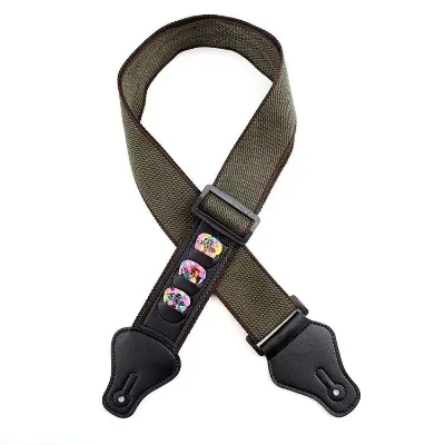 Guitar Straps, Acoustic Guitar, Folk Guitar Picks, Electric Guitar, Kerry Straps,classic Shoulder Strap Leather/cotton