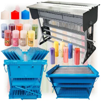 Hot Selling Diwali Candle Wax Making Machine 2-8 Rows Candle Making Machine Cylindrical Round Candle Maker for Home Use