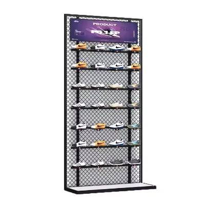 High Quality Sports Shoes Display Rack for Basketball Supermarket Rack for Retail Store Use