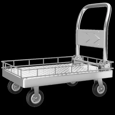 Steel Trolley Platform Trolley Truck Folding Trolley