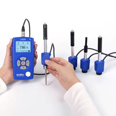 LS253 Multi-Probe Leeb Hardness Tester | Wireless Portable Hardness Tester with APP & Printer for Aluminum and Metal