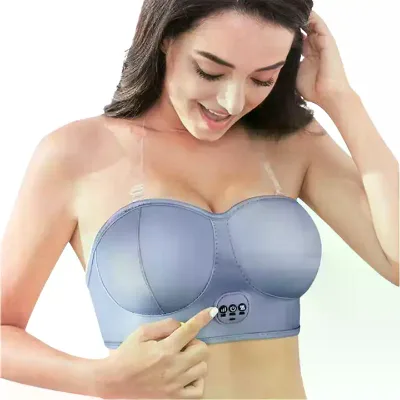 Electric Wireless  Bra Breast Enlargement Machine Machine Chest Enhance Vibration Massager Breast Lifting up Massage Bra
