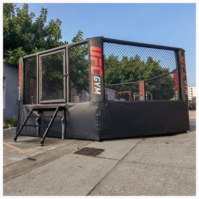 Professional UFC Standard Competition MMA Cage Octagon Heavy-Gauge Structural Steel Customizable Size