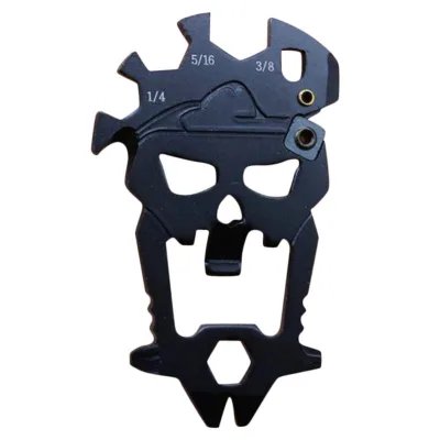 Useful Stainless Steel EDC Pocket Multi-tool Screwdriver Crowbar Titanium Keychain Llaveros Skeleton Bottle Opener