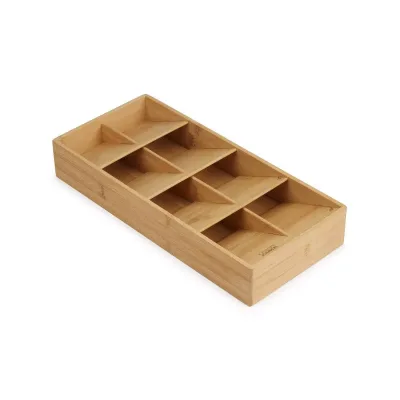 Modern Bamboo Utensil & Chopsticks Holder for Kitchen Counter Storage Organization