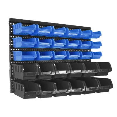 Wholesale Parts Storage Bins Wall Mounted Garage Containers with Wall Panels Tool Organizer for Nuts Bolts Screws Nails