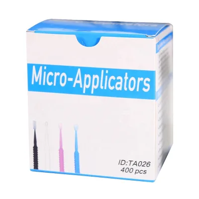 Disposable Dental Ultra Fine Regular Cylinder Micro Brush Applicators