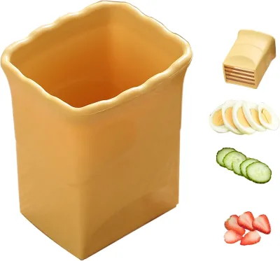 Quickly Making Fruit Egg Vegetable Salad Stainless Steel Cup Slicer 3Pcs Strawberry Fruit Cup Slicer for Kitchen Gadget