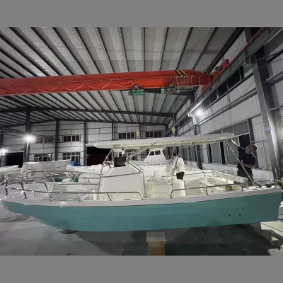 7.9m 26FR Fiberglass Multi-purpose Work Boat 8 Passenger for Coastal Fishing Transport Patrol