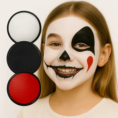 High Quality of Professional Quality Face & Body Paint, Hypoallergenic Safe & Non-Toxic, Easy to Painting and Washing