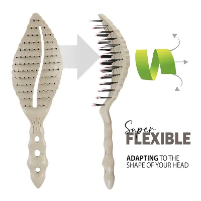 Detangler Brush for Wet and Dry Hair, Soft Detangling Brush | Glides Through Tangles, Ultra Soft Bristles for Curly, Fine Hair