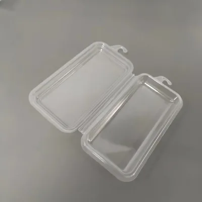 Plastic Blister Clamshell Packaging for Fresh Herb , Disposable Hinged Lid Customized Blister Container