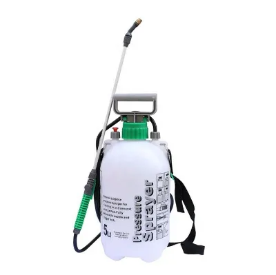 1.3 Gallon 2L Handheld Garden Pump Adjustable Safety Valve Plastic Nozzle Water Spray for Watering Car Washing Sprayers
