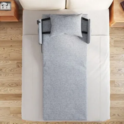 Electric Adjustable Bed Backrest Medical Bed with Pillow and Handrails