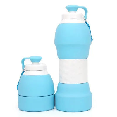 XND-WB01 Silicone Foldable Water Bottle Travel Sports Outdoor