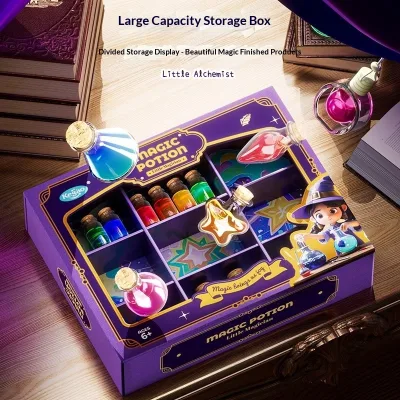 Potion Bottle Puzzle Assembly Fantasy Sci-Fi Children's DIY Toy Set for Kids for Apprentice Toy Christmas