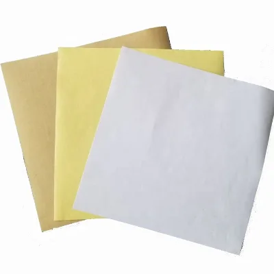 Gloss Finish Paper Sticker with Yellow Back