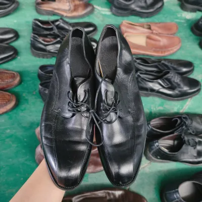 Wholesale Used Men's Genuine Leather & PU Cushioned Comfortable Dress Shoes All Season Office Party Formal Footwear