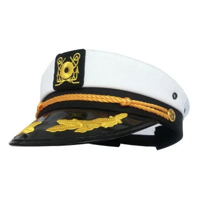 Wholesale Party Sailor Yacht Sun Party Hat 100% Polyester Unisex Sailor Captain Hats for Party