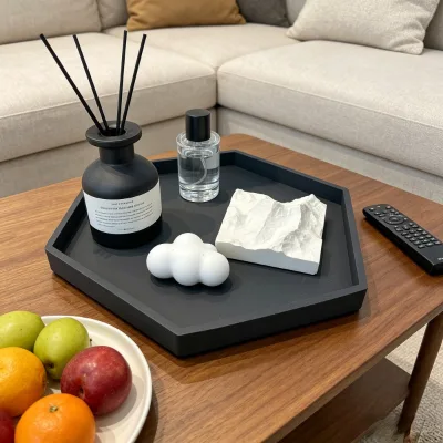 Premium Handcrafted Durable Natural Stone Decorative Sculpture Elegant Home Garden Outdoor Landscape Ornament Silicone Tray