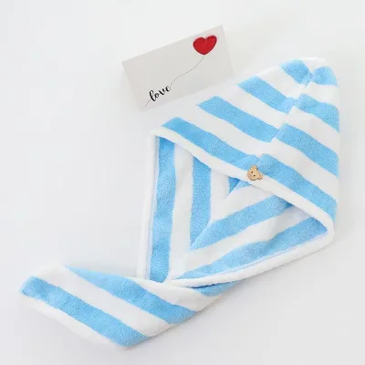 Custom Microfiber Hair Towel Wrap Quick-Dry Fabric Woven Technics