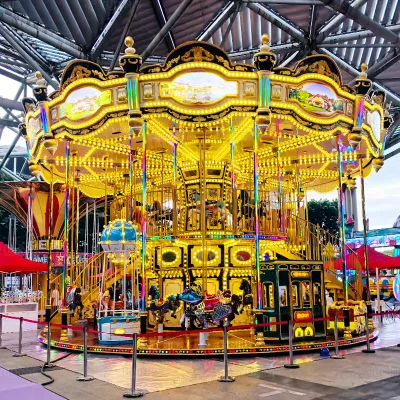 Hot Selling in Europe Top Quality Carousel Rides Amusement Theme Central Park Double Layer Carousel with CE Certificate