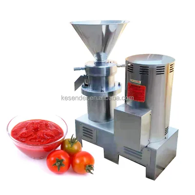 Tahini Grinding Making Machine Cocoa Bean Colloid Mill Grinder Peanut Butter Making Machine