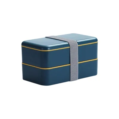 Bento Box Adult Lunch Box with 2 Layer Compartments for Set of Utensil Japanese Kids Bento Lunch Box Microwavable Safe