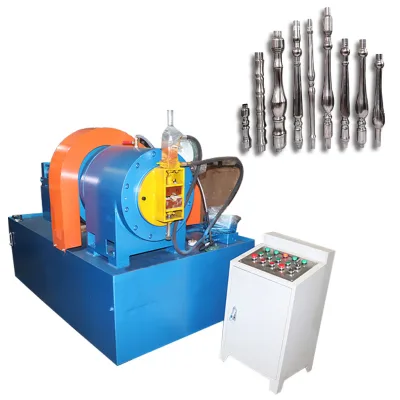 YXH Furniture Stair Railing Embossing Equipment Iron Copper Aluminium Carbon Stainless Steel Decorative Pipe Embossing Machine