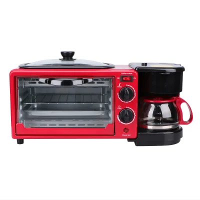 High Quality Design 9L Multi Function 3 in 1 Breakfast Maker Machine Electrical Home Bakery Oven