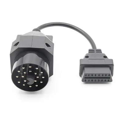 OBD Connector 20pin OBD1 to OBD2 16pin Cable Adapter for BM Diagnostic Cable